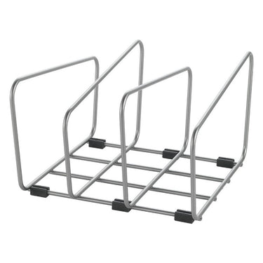 Metaltex backy bakspullen en snijplankhouder 22x21x14 cm zilver