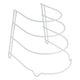 Metaltex braadpanrek 24x26x23 cm wit