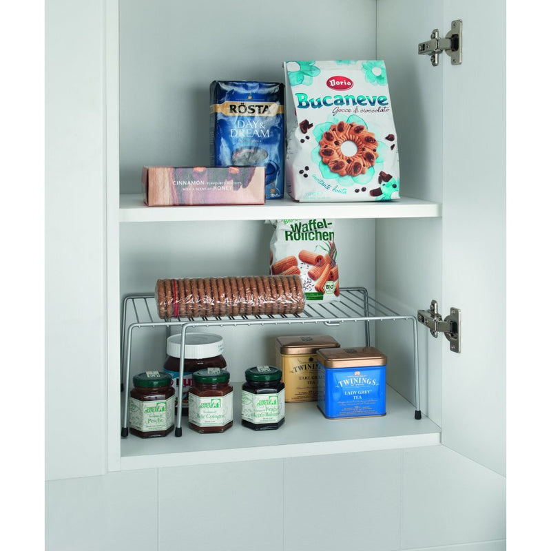 Load image into Gallery viewer, Metaltex uitschuifbaar rek 24x15x33 57 cm zilver
