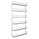 Metaltex pepito kruidenrek 6 etages 36x8x71 cm zilver