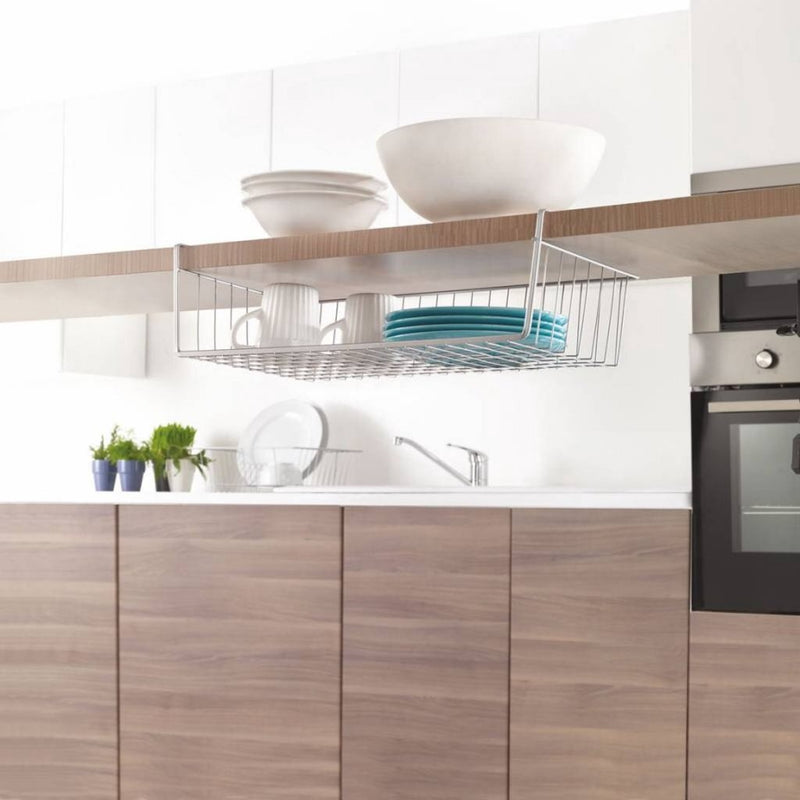 Load image into Gallery viewer, Metaltex kanguro opbergmand 40x26x14 cm zilver
