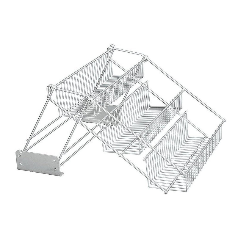 Load image into Gallery viewer, Metaltex up and down rekje 33x28x22 cm zilver
