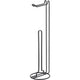 Metaltex toiletrolhouder voor 3 rollen 58x15 cm zwart