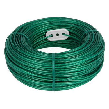 Metaltex tomado- waslijn met stalen kern 80 cm groen