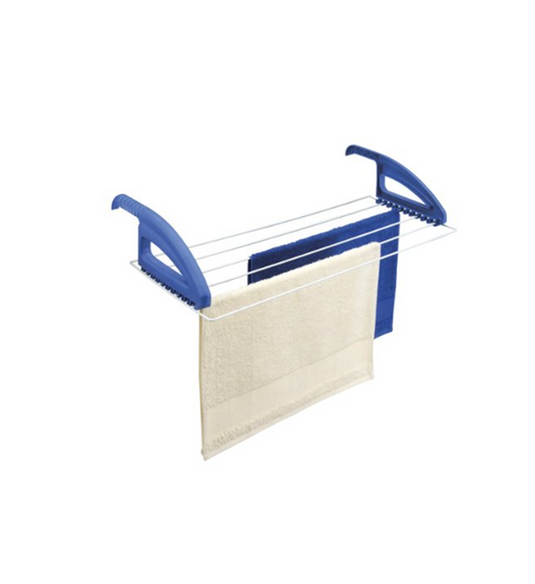 Metaltex tomado click hangdroogrek 3 m drooglijn wit zwart