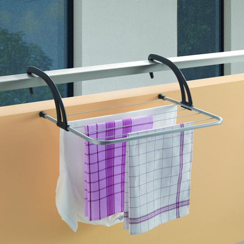 Load image into Gallery viewer, Metaltex tomado - droogrek favonio voor radiator, deur, balustrade of balkon - 3 meter drooglengte - zilvergrijs
