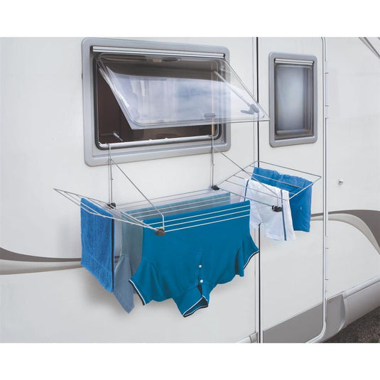 Tomado metaltex hangdroogrek tilburg 12m zilvergrijs