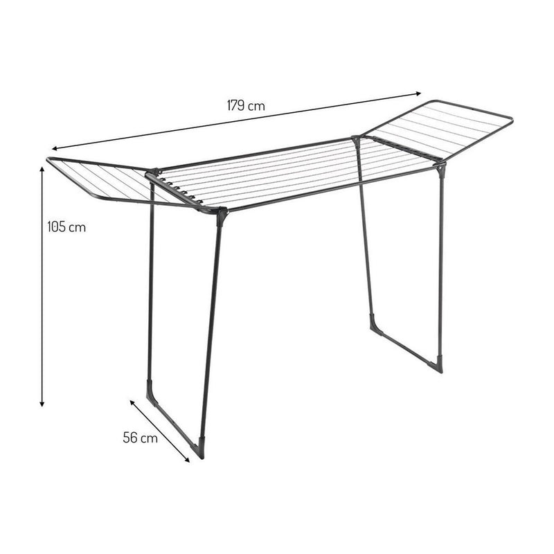 Load image into Gallery viewer, Metaltex droogrek hydra plus 18m zwart
