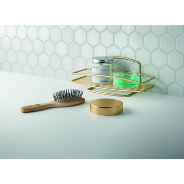 Metaltex onda rek 26x11x11 cm goud