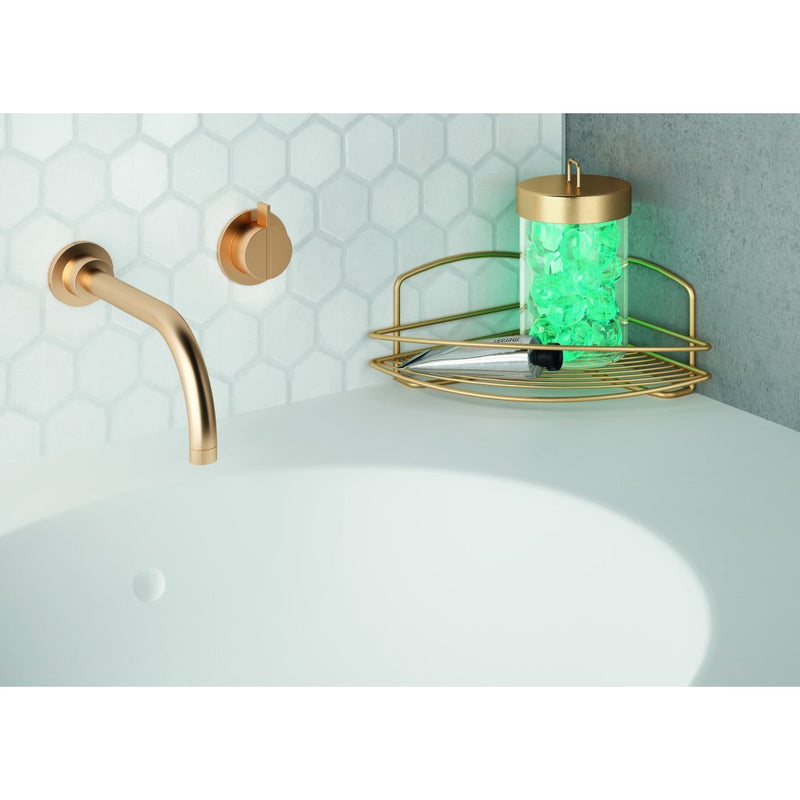 Load image into Gallery viewer, Metaltex metaltex onda hoekrek 22x22x11 cm goud
