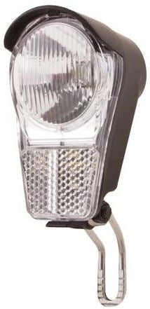 Spanninga LED Galeo headlight, black. incl. batteries (workshop packaging)