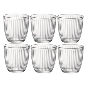 Overige merken bormioli rocco waterglazen 290 ml 6 stuks transparant glas