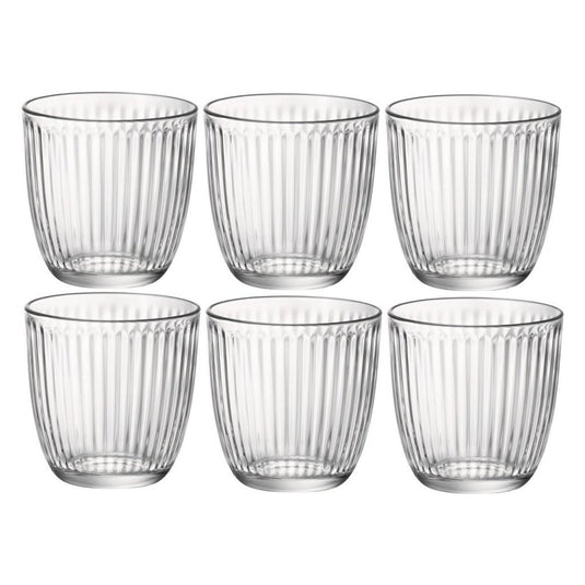 Overige merken bormioli rocco waterglazen 290 ml 6 stuks transparant glas