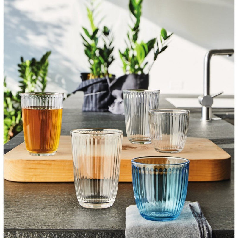 Load image into Gallery viewer, Overige merken bormioli rocco waterglazen 290 ml 6 stuks blauw transparant glas
