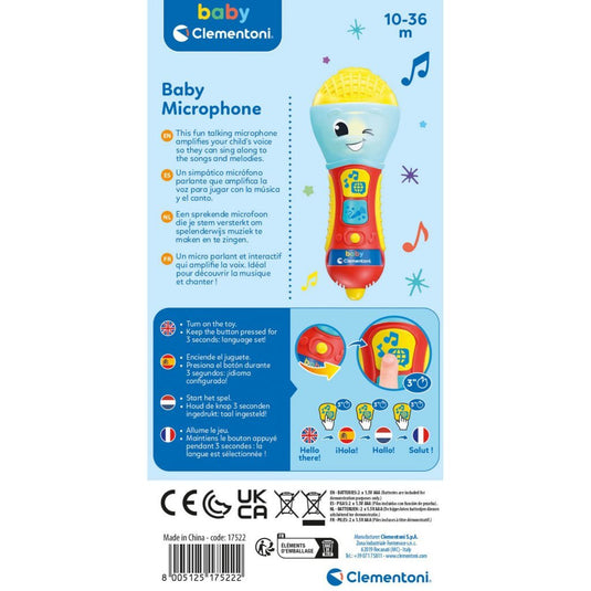 Clementoni baby microfoon | 2 stuks