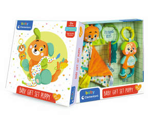 Clementoni baby pluche gift set - puppy