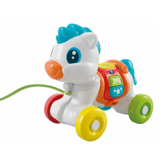 Clementoni baby trekfiguur paard + geluid