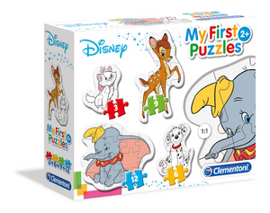 Clementoni puzzel 3-6-9-12 stukjes animal friends