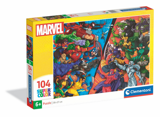 Clementoni puzzel 104 stukjes marvel