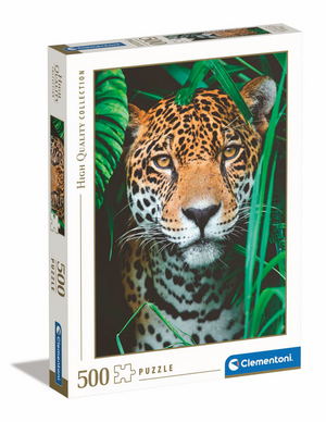 Clementoni puzzel 500 stukjes jaguar in the jungle