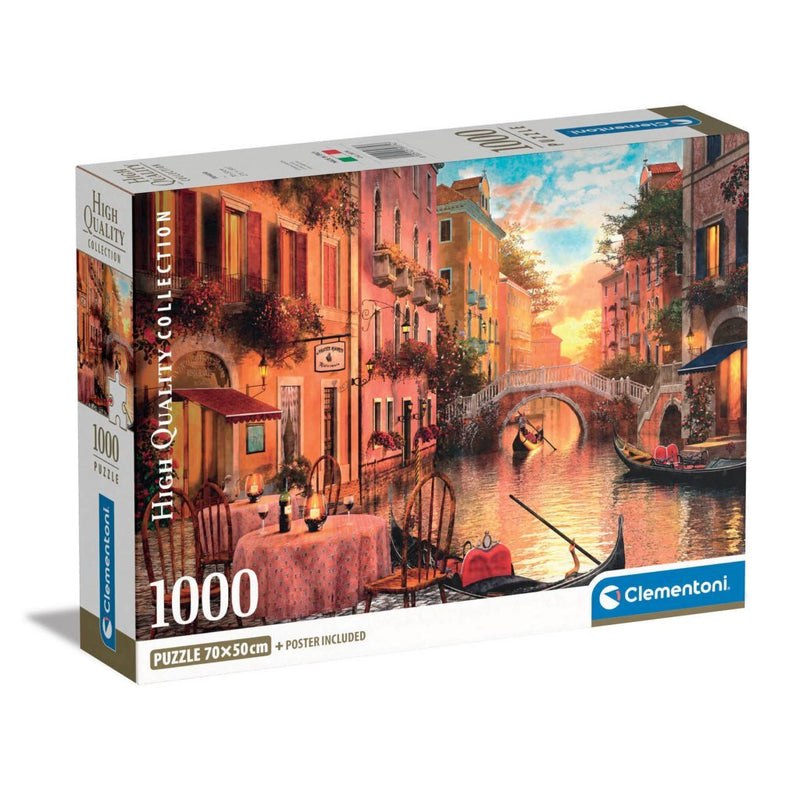 Load image into Gallery viewer, Clementoni high quality collection puzzel + poster veneti euml; 1000 stukjes

