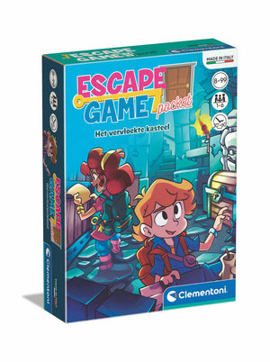 Clementoni escape game pocket - het vervloekte kasteel