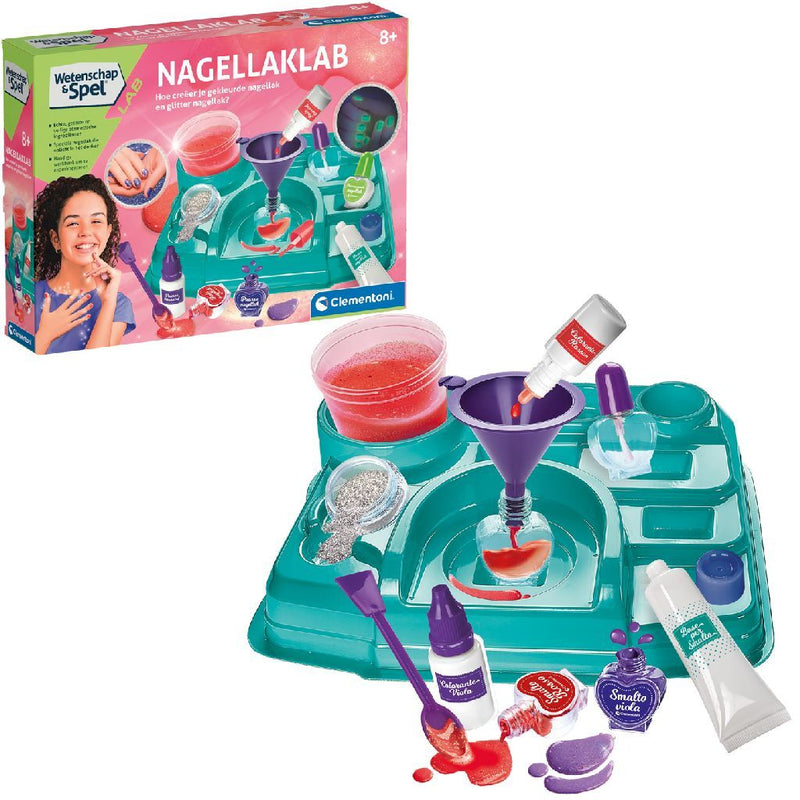 Load image into Gallery viewer, Clementoni wetenschap en spel nagellaklab
