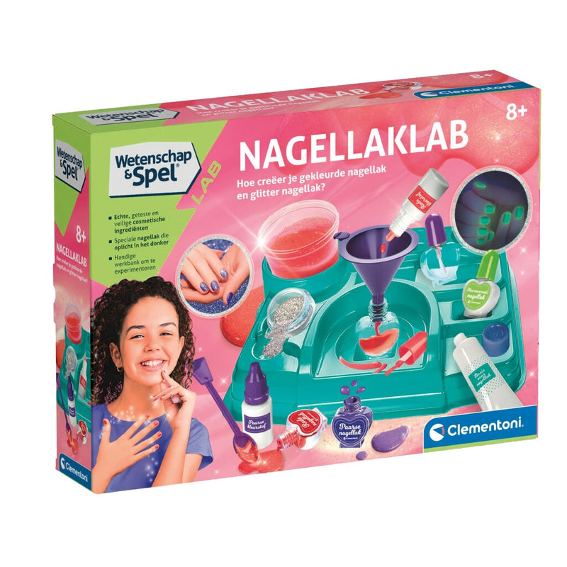 Load image into Gallery viewer, Clementoni wetenschap en spel nagellaklab
