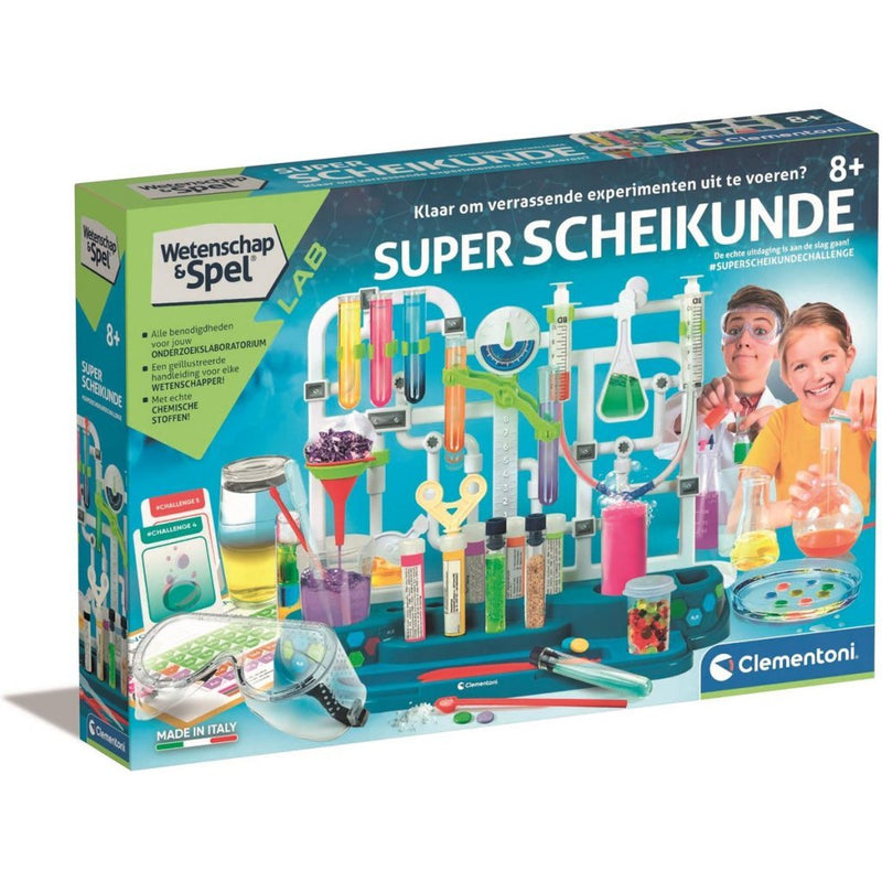 Load image into Gallery viewer, Clementoni wetenschap en spel super scheikunde
