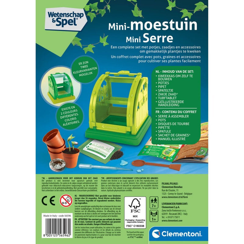 Load image into Gallery viewer, Clementoni wetenschap en spel - mini moestuin
