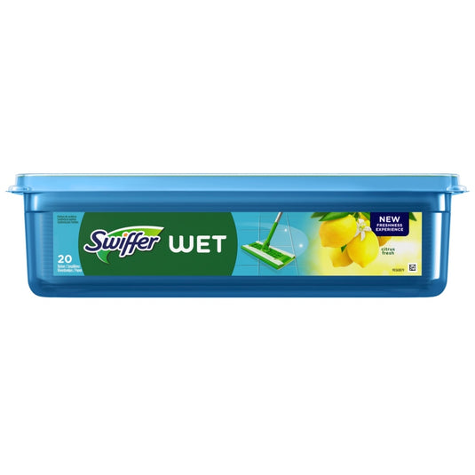 Swiffer wet vloerdoekjes citroengeur 20 stuks