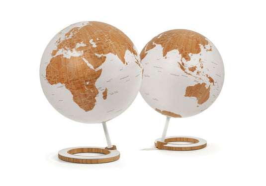 Atmosphere nr-0324bmbm-gb globe bamboo 25cm diameter bamboe metaal