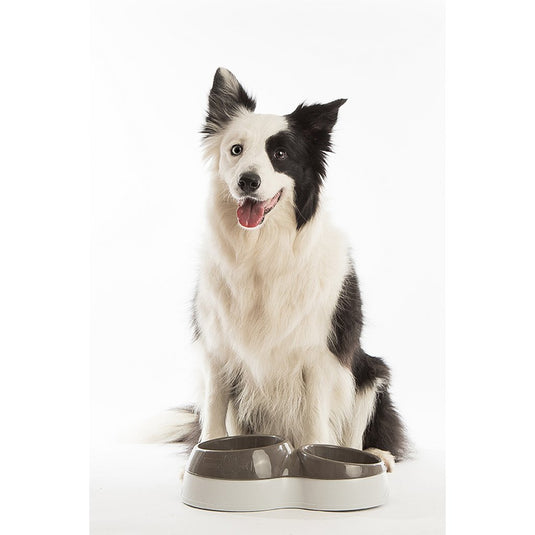 Bama pet voerderbak met waterreservoir 44x27x12 cm verschillende uitvoeringen