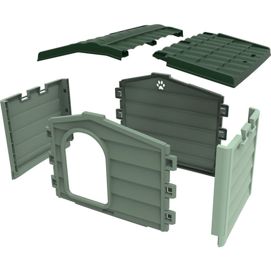 Bama pet cuccia hondenhok 89x75x62 cm groen