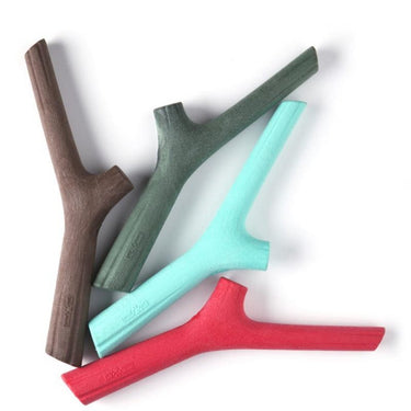 Bama tuttomio rubberen speelstok 11x4x37 cm assorti