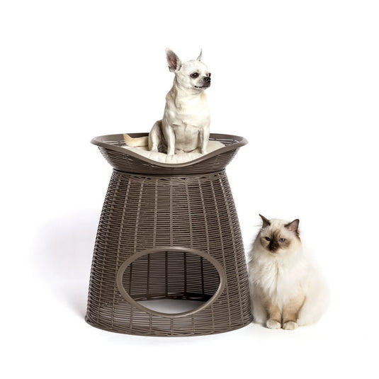 Bama pet pasha dierenmand 52x50x46 55 cm taupe
