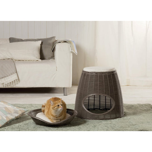 Bama pet pasha dierenmand 52x50x46 55 cm taupe