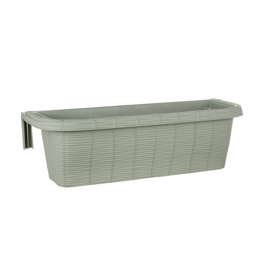 Bama fioriera bloem-balkonbak 60x20x18.5 cm sagegroen