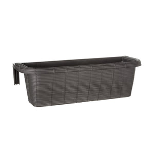 Bama fioriera bloem-balkonbak 60x20x18.5 cm antraciet