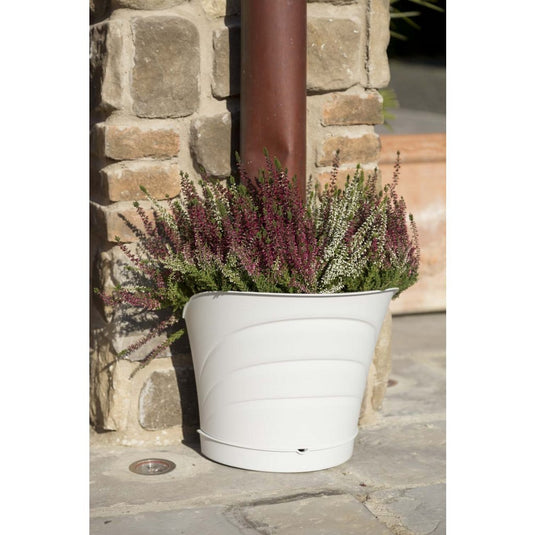 Bama tulipano bloempot 5l 34.5x19x30 cm 4 stuks wit