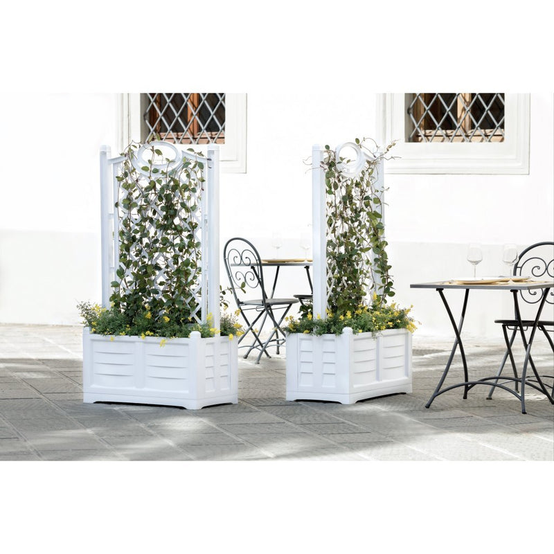 Load image into Gallery viewer, Bama fioriera separe bloemenbak 80x42.5x150 cm wit
