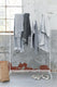 Vtwonen groove - handdoek - set van 3 - 50x100 cm - antraciet