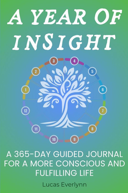 Merkloos sans marque a year of insight: a 365-day guided journal for a more conscious and fulfilling life