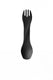 Human gear - gobites bio - herbruikbaar - bestek - spork - black - campingbestek