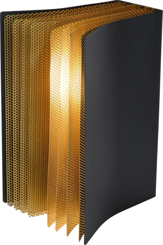 Lucide extravaganza livret - tafellamp - 1xe14 - zwart