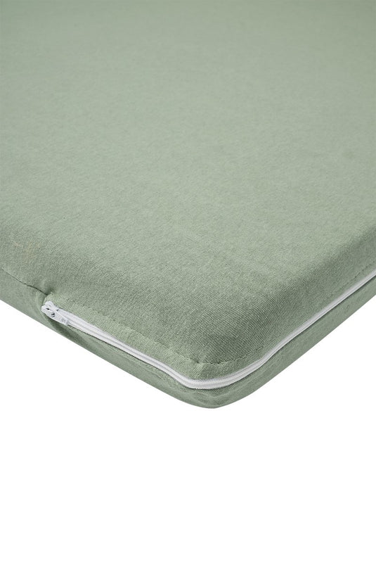 Meyco baby meyco campingbed matrashoes - 60 x 120 cm - jersey - stone green