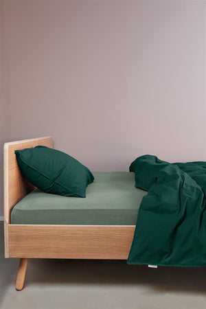 Beddinghouse - jersey - hoeslaken - 160x200 cm - groen