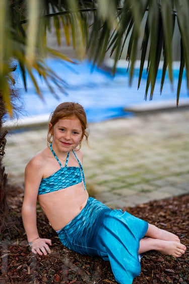 Kuaki mermaids - peuter set turquois - 2xs - 4 jaar
