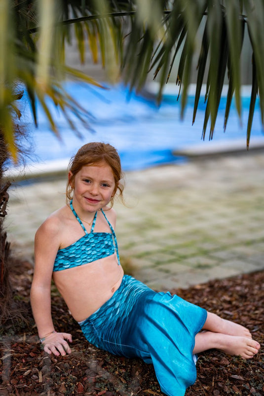 Kuaki mermaids - peuter set turquois - 2xs - 4 jaar