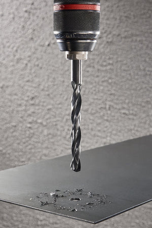 Wolfcraft - 9 delige boorset voor metaal steen - 3 tot 8mm - metaalboor - 7115000